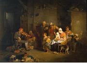 Sir David Wilkie The Blind Fiddler oil on canvas